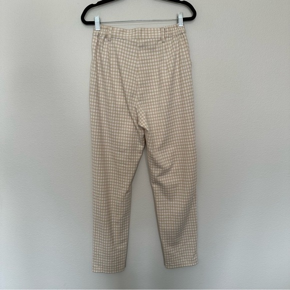 Willow & root women’s tan plaid trouser pants highwaisted size s small AP3977 - Picture 3 of 3